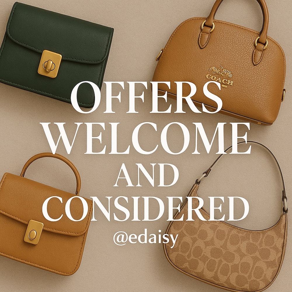 👛 Curated Closet of Coach, Tory Burch, Y2K Gems and accessories Offers Welcome!